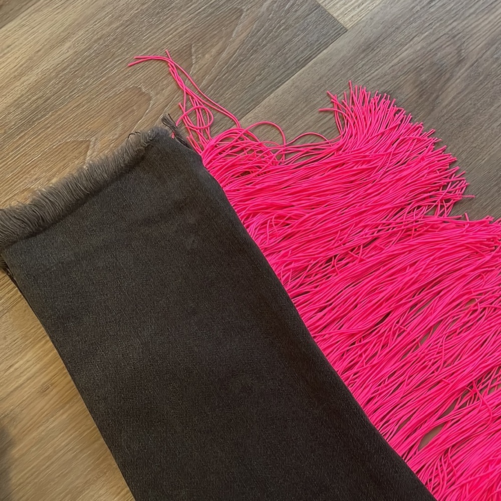 High waist fringe skinny jeans - Picture 4 of 5
